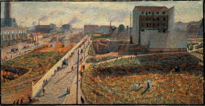 Die Fabriken von Porta Romana in Mailand von Umberto Boccioni