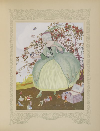 Gracieuse hatte zunächst Freude daran, so etwas Außergewöhnliches zu sehen, Illustration aus 