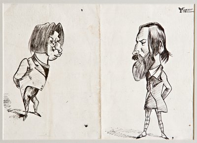 Karikaturen von Umberto Tirelli