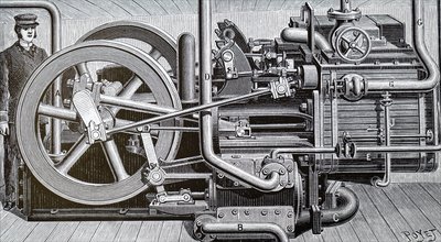 Eine Gefriermaschine für Schiffe mit verderblicher Fracht von Unbekannt