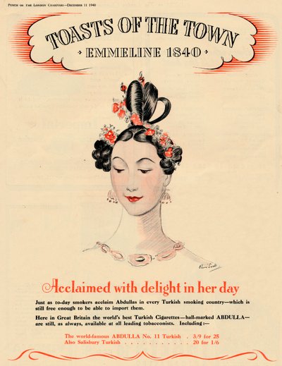 Mit Freude gefeiert in ihrer Zeit, Toasts der Stadt - Emmeline 1840, 1940 von Unbekannt