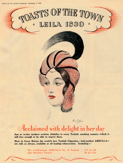 Mit Freude gefeiert in ihrer Zeit, Toasts der Stadt - Leila 1830, 1940 von Unbekannt