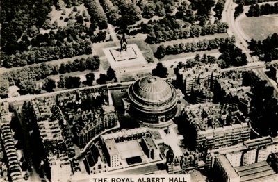 Luftaufnahme der Royal Albert Hall, 1939 von Unbekannt