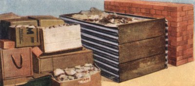 Luftschutzmaßnahmen, Zigarettenkarte, britisch, 1938 von Unbekannt