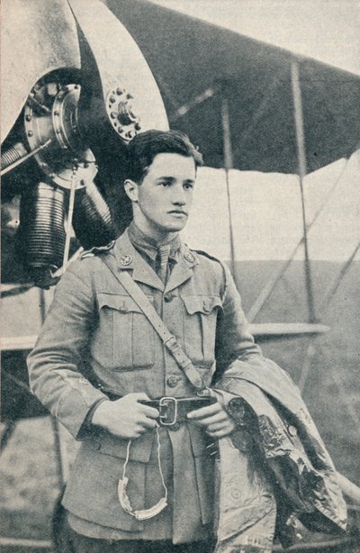 Albert Ball, britischer Pilot des Ersten Weltkriegs und Victoria-Kreuz-Empfänger, 1917, 1937 von Unbekannt