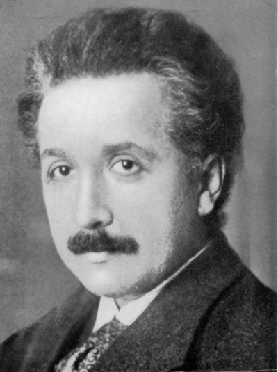 Albert Einstein, deutsch-schweizerischer Mathematiker und theoretischer Physiker von Unbekannt