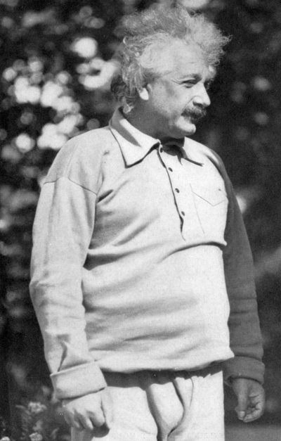 Albert Einstein 1879-1955, deutsch-schweizerischer Mathematiker und theoretischer Physiker, um 1930er von Unbekannt