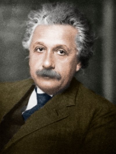Albert Einstein, deutsch-schweizerisch-amerikanischer Mathematiker und Physiker von Unbekannt