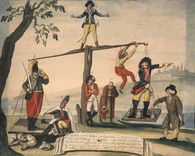 Allegorie Europas im Jahr 1791, 1791 von Unbekannt