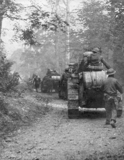 Amerikaner bereiten sich auf den Angriff auf den Argonnenwald, Verdun, Frankreich, September 1918 vor von Unbekannt