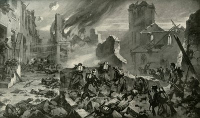 Ein Vorfall in den Schlachten an der Maas, 1919 von Unbekannt