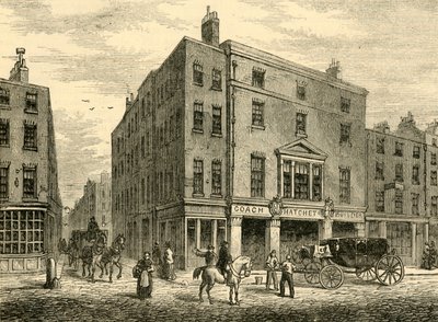 Eine alte Kutschenmacherwerkstatt in Long Acre von Unbekannt