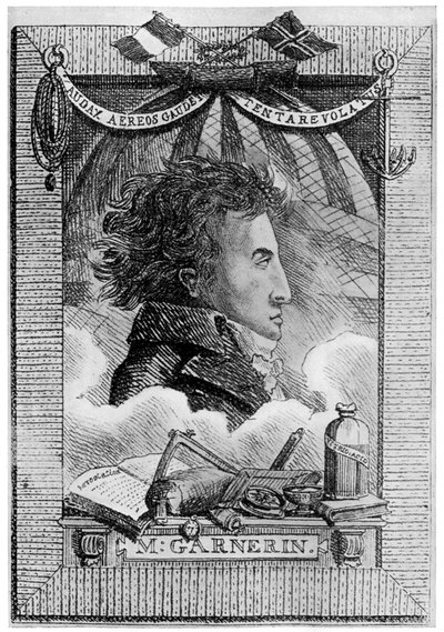 Andre Jacques Garnerin, französischer Aeronaut und erster Fallschirmspringer von Unbekannt