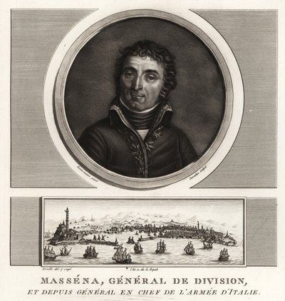 Andre Massena, Herzog von Rivoli, Divisionsgeneral, Oberbefehlshaber der Armee von Italien von Unbekannt