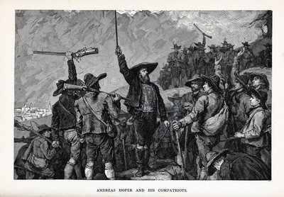 Andreas Hofer und seine Landsleute, 1882 von Unbekannt