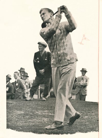 Archie Compston nähert sich: Ich habe keine Verwendung für einen Schläger ohne Stände, ca. 1935 von Unbekannt