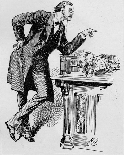 Arthur Balfour spricht im Unterhaus, 1890er 1906 von Unbekannt