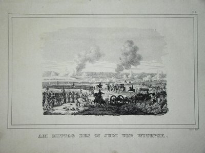 Schlacht zwischen russischen Truppen und französischer Kavallerie bei Ostrovno, 25.-26. Juli 1812 von Unbekannt