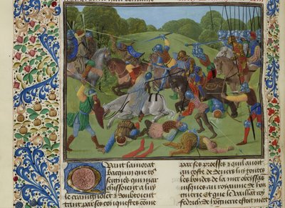 Schlacht zwischen Türken unter Sultan Murad I. und Serben von Unbekannt