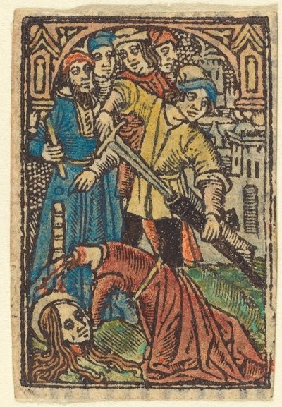 Enthauptung der Heiligen Katharina von Unbekannt