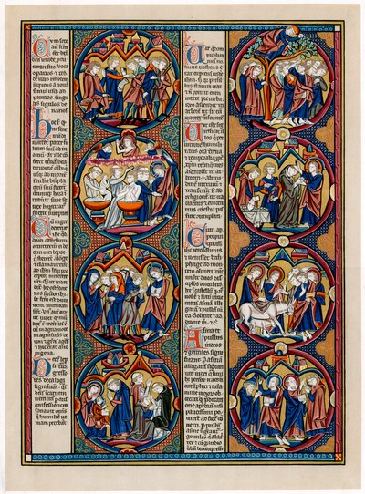 Biblische Szenen, spätes 13. Jahrhundert von Unbekannt