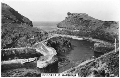 Boscastle Harbour, Cornwall, 1937 von Unbekannt