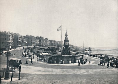 Brighton - Eingang zum Aquarium, zeigt den Kettenpier, 1895 von Unbekannt