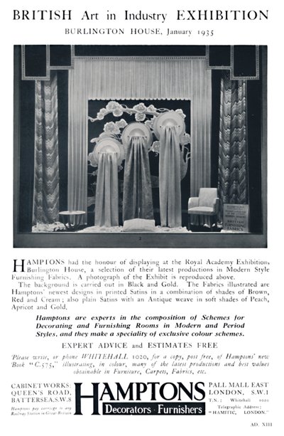 British Art in Industry Exhibition - Burlington House, Januar 1935 von Unbekannt