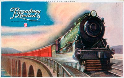Broadway Limited, Pennsylvania Railroad, 1927 von Unbekannt