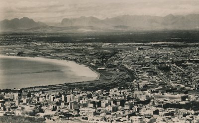 Kapstadt - Tafelbucht mit Stellenbosch und Hottentots-Holland-Bergen, Südafrika von Unbekannt