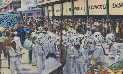 Karneval, Trinidad, B.W.I., um 1940er Jahre von Unbekannt
