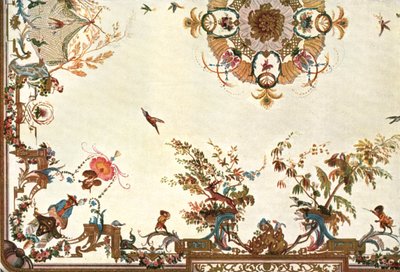 Decke in der Grande Singerie, Château de Chantilly, Frankreich von Unbekannt