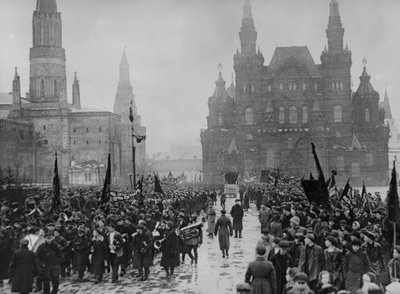 Feierlichkeiten anlässlich des 8. Jahrestages der Oktoberrevolution in Moskau, 1925 von Unbekannt