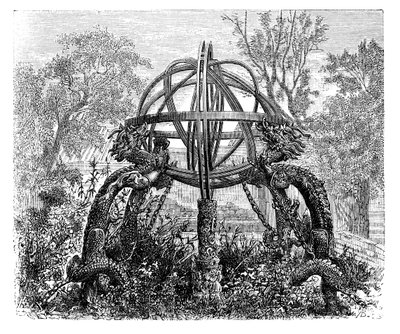 Himmelskugel im Alten Observatorium, Peking, um 1890 von Unbekannt