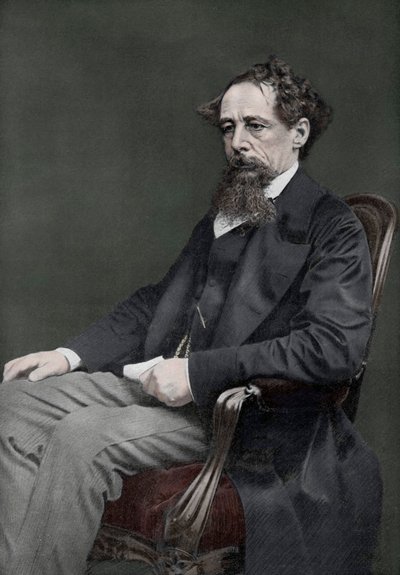 Charles Dickens, englischer Autor des 19. Jahrhunderts von Unbekannt