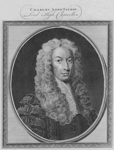 Charles Lord Talbot, Lord High Chancellor, 1786 von Unbekannt