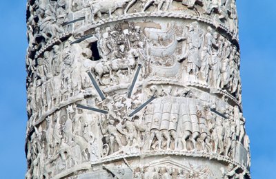 Säule des Marcus Aurelius, Detail, Piazza Colonna, Rom von Unbekannt