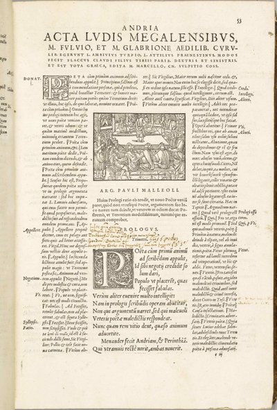 Komödien von Terenz von Jean de Roigny, 1552 von Unbekannt
