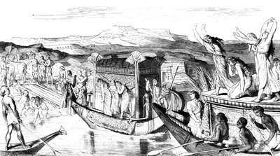 Konvoi kehrt mit einer Nekropole zurück, Ägypten, 1881 von Unbekannt