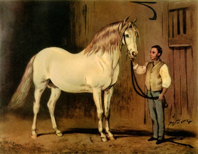 Cream State Kutschpferd des Gestüts von Königin Victoria von Unbekannt