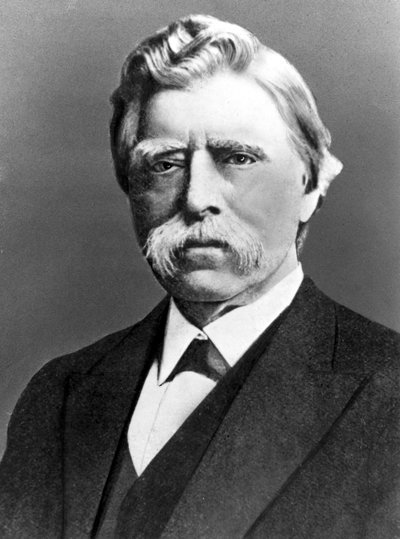 David Edward Hughes, englischer Elektriker und Erfinder, ca. 1880er von Unbekannt