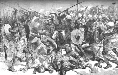 Tod von Oberst Burnaby, um 1885 von Unbekannt