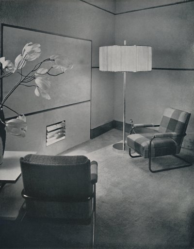 Debattenstudio im Broadcasting House, London, 1933 von Unbekannt