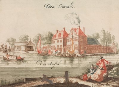 Den Omval, den Amstel, in: Tooneel Der Voornaamste Nederlands Huizen, En Lust Hoven, Naar von Unbekannt