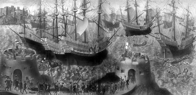 Abreise von Heinrich VIII. aus Dover, Mai 1520, 1902 von Unbekannt