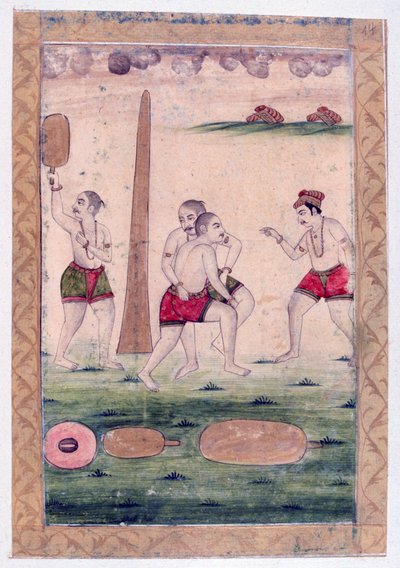 Desakha Ragini, Ragamala-Album, Schule von Rajasthan, 19. Jahrhundert von Unbekannt