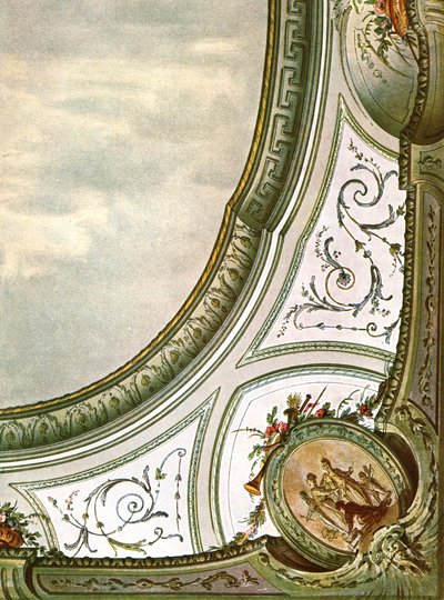 Entwurf für eine Deckendekoration, Italien, 1928 von Unbekannt