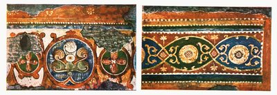 Detail des Frieses aus der Basilika des Heiligen Kreuzes, Rom, Italien, 1928 von Unbekannt