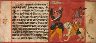 Devi greift einen Dämon an von Unbekannt Unbekannt