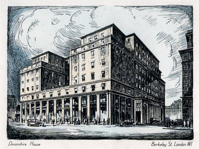 Devonshire House, Berkeley Street, London, ca. 1910-1929 von Unbekannt